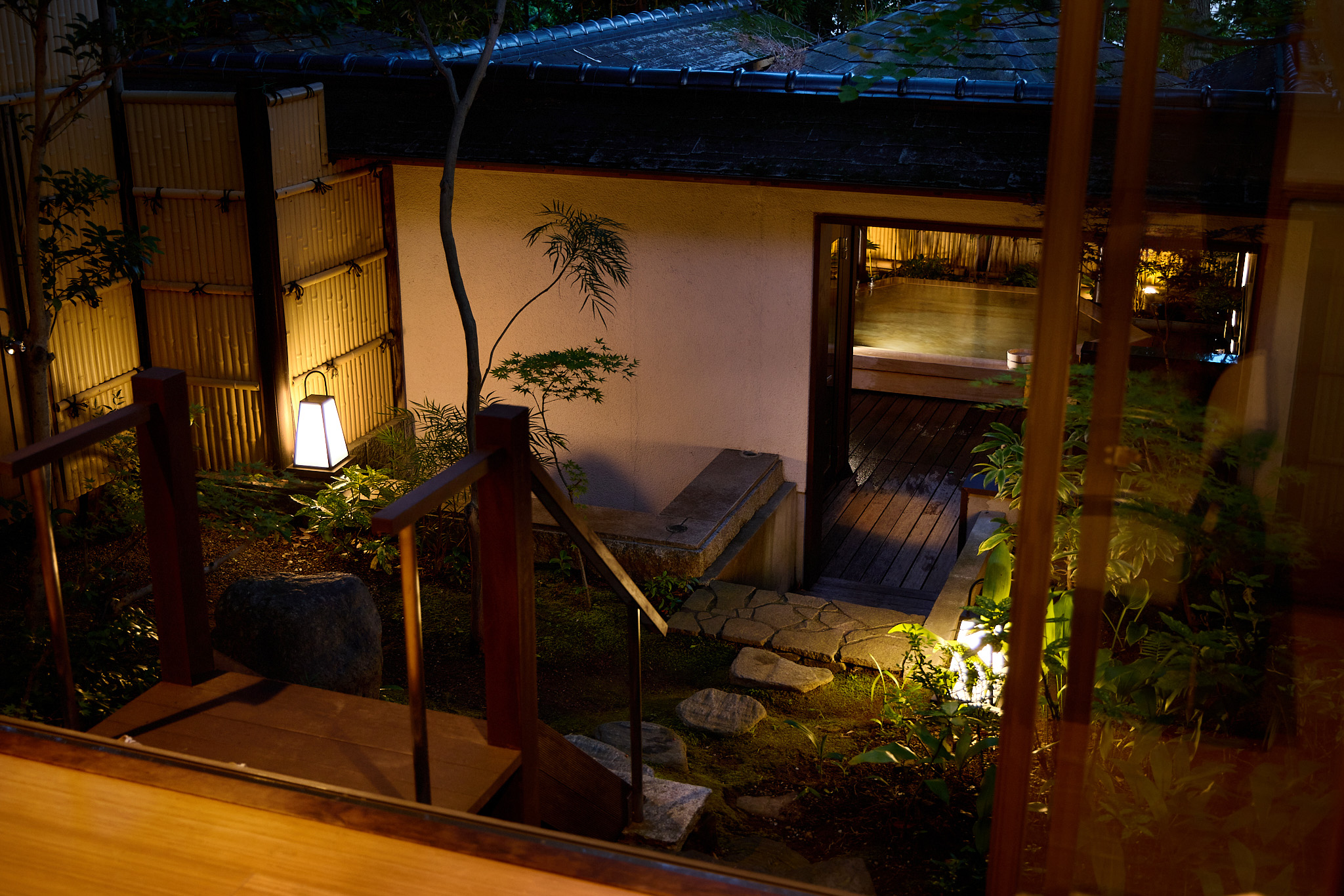 露天風呂付き和洋室 牡丹