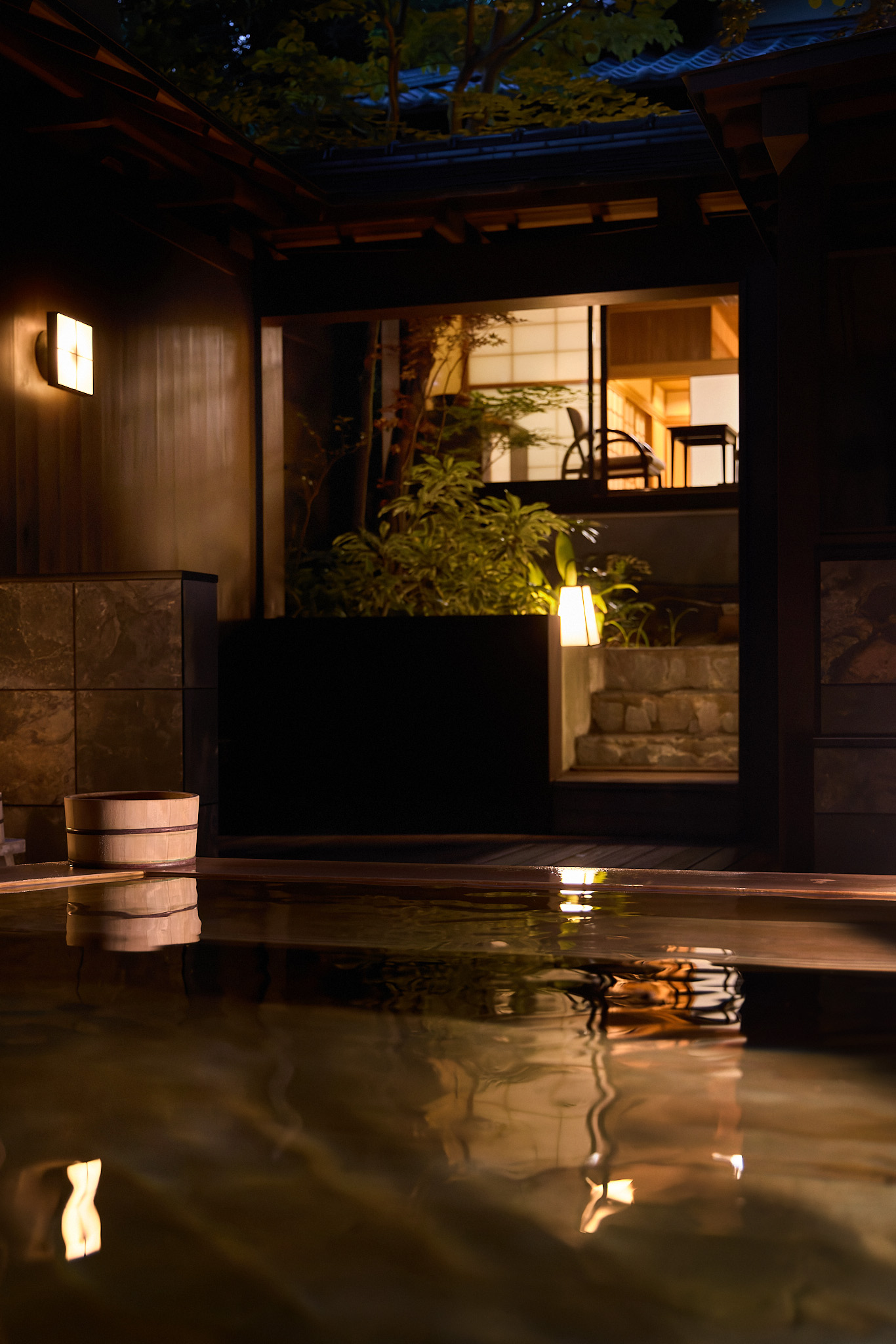 露天風呂付き和洋室 牡丹