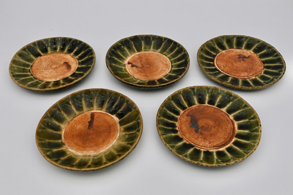 おりべキク平向 5客（共箱）