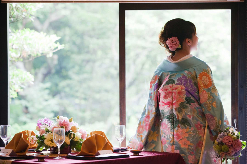 着物を着た新婦