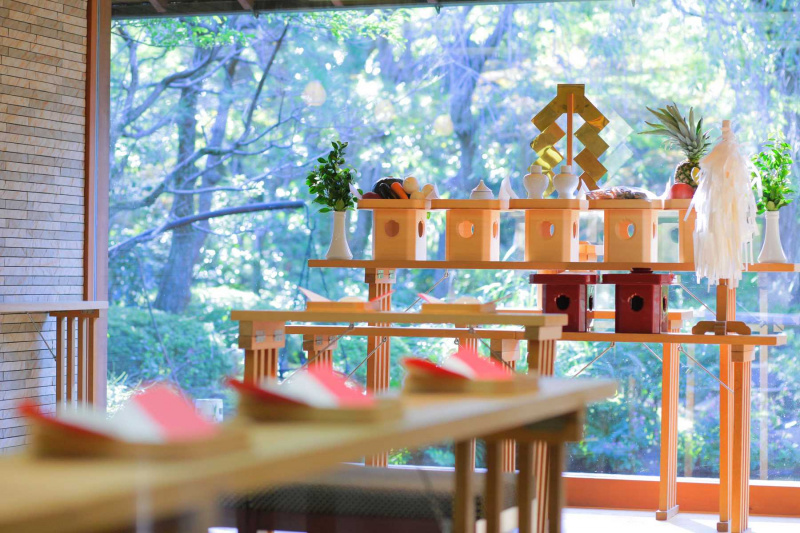 神前式の厳かな雰囲気