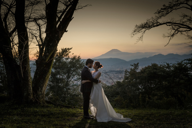 夕暮れのロケーションフォト