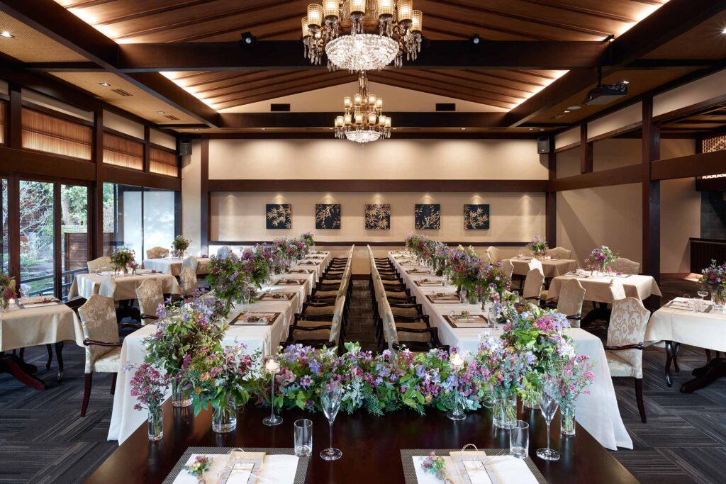 高砂から眺める会場の景色