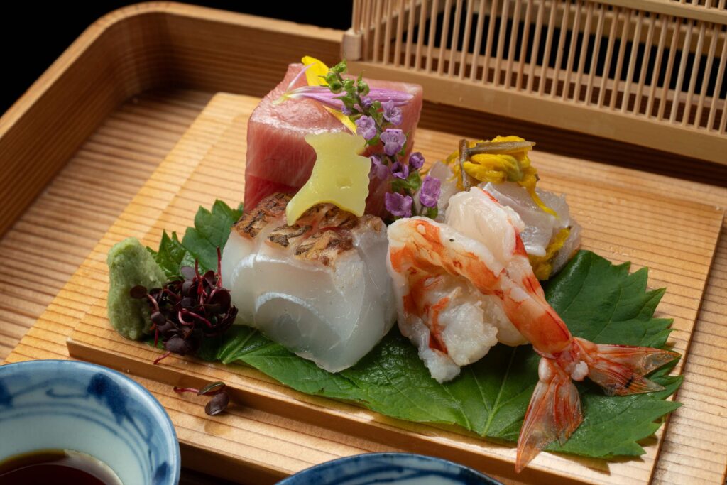 旬の食材をつかったお刺身