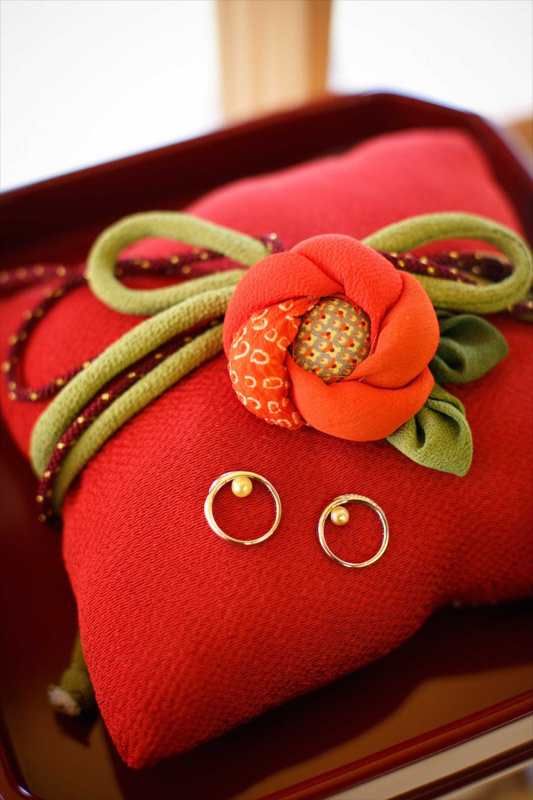 和風リングピロー